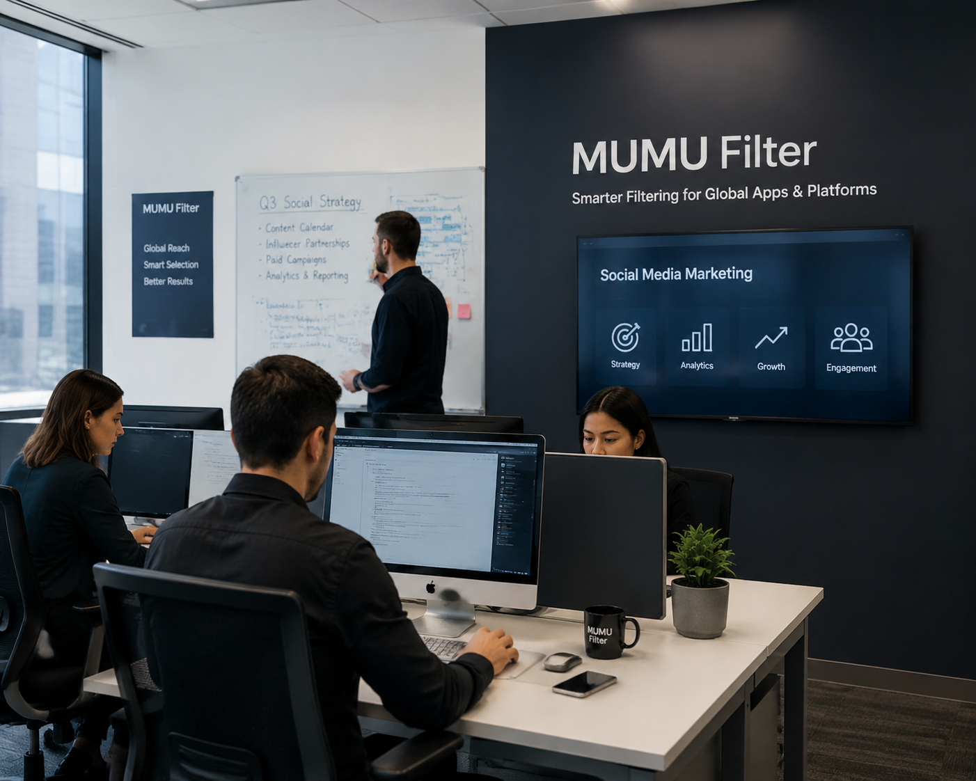 MUMU Filter team office